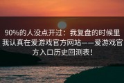 90%的人没点开过：我复盘的时候里我认真在爱游戏官方网站——爱游戏官方入口历史回测表！